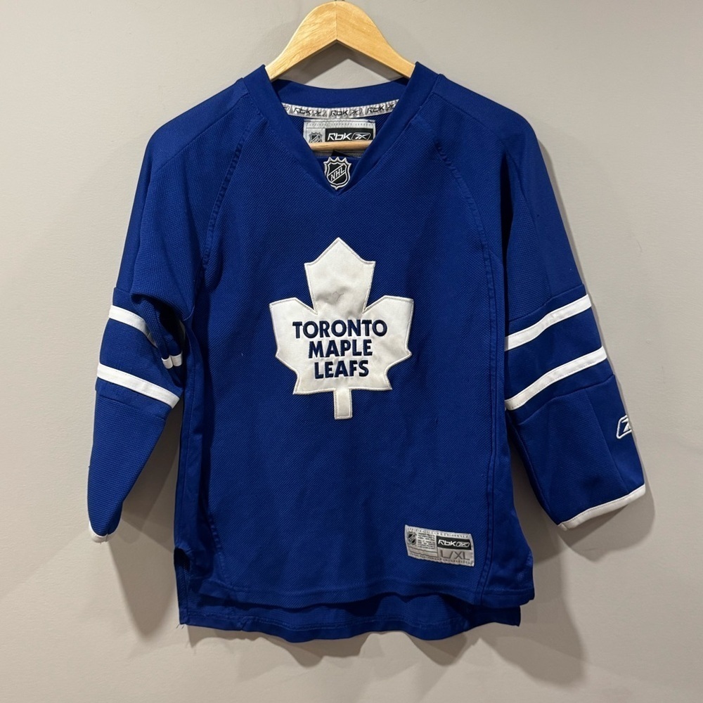 Vintage Reebok Toronto Maple Leafs NHL Hockey Jersey - Youth L/XL